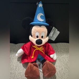 Disney Mickey Mouse Sorcerer Plush Toy - Red and Blue